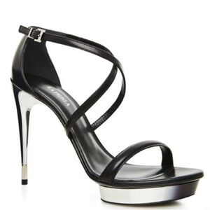 NEW LA PERLA BLACK STILETTO HEELS! SIZE 6, NEW WITH TAGS, BOX AND DUST COVER!